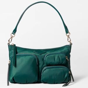 MZ Wallace Emerald Chelsea Petite Shoulder Bag NWT